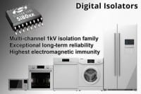 High Channel-Count Digital Isolators target White Goods