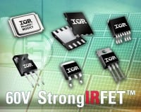 60V FETs feature Ultra-low Rds(on) for Industrial Applications