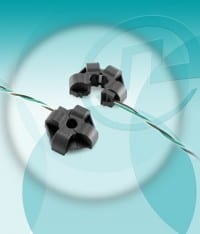 Clamp-On Current Sensor Fits Existing Solid Conductors