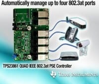 PoE Quad-Port Power System Equipment Controller