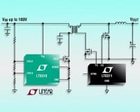 100V Synchronous Forward Controller needs no Opto-Coupler