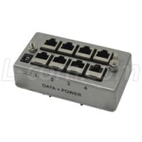 DIN-Mountable PoE Midspan/Injectors and Injector Kits