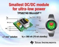 Ultra-Low Power Conversion for Wearable, Sensor and Industrial Designs