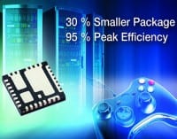 Integrated DrMOS Power Stages increase Current, Efficiency, and Density