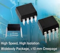 1-MBd and 10-MBd Optocoupler Family with 10-mm Creepage