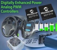 Digitally-Enhanced Power Analog Controllers feature PMBus