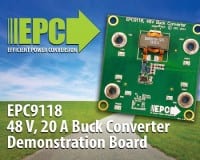 Wide-Input, 20 Amp GaN-Based Buck Converter Demo Board