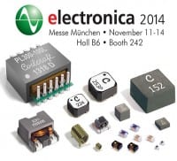 Coilcraft to Showcase Market Solutions at electronica 2014