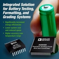 Integrated Analog Controller Optimizes Battery Manufacturing