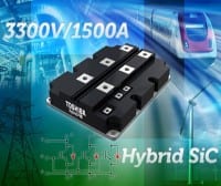 Compact SiC Hybrid Power Modules handle 3300V and 1500A