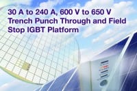 Trench PT and FS IGBTs Reduce Conduction and Switching Losses
