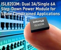 Dual 3A/Single 6A Step-Down Power Modules Shrinking