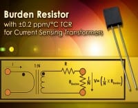 Burden Resistor for Current Sensing Transformers