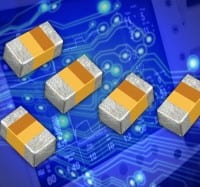 Micro Tantalum Capacitors measure 0.6 x 0.35 x 0.35mm