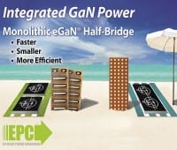 Monolithic GaN Half-Bridge Enables over 97% Efficient 48V to 12V Buck