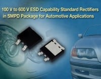 Standard Rectifiers Offer ESD Capability in Thin SMPD Package