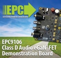 96% Efficient GaN Class-D Amp Delivers Professional Quality Sound