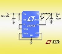 140V / 400mA Step-Down Converter with 12&micro;A Quiescent Current