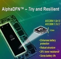 New MOSFET Family Enhances Mobile Battery Protection
