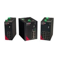 DIN-Rail Gigabit Industrial Ethernet PoE+