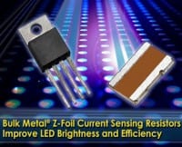 Current-Sensing LED Resistors for Battery-Powered Applications