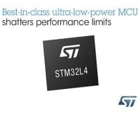 Low-power MCUs target IoT with Standby Currents of 30nA