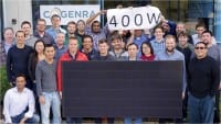 Solar Panels Deliver Record 400W Peak Power
