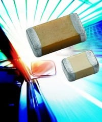 0402 to 1812 SMD Automotive MLCCs feature Voltages to 3000Vdc