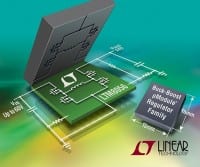 60V/4A and 36V/8A Buck-Boost Regulators in 15mm x 15mm BGA