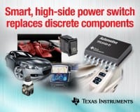 High-side Switch provides I-Sense and Diagnostics without Calibration