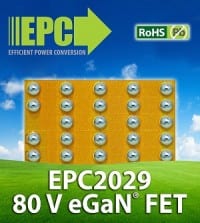 Wide-Pitch eGaN FETs Enable High Current in Small Footprint