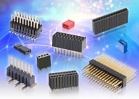 1.27mm pitch SM connectors rated for 150Vac and 1A