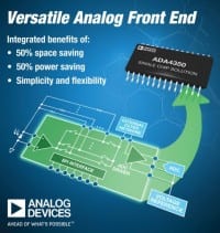 Integrated Analog Front-end Simplifies Sensor Interfaces