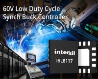 60V Synchronous Buck Controller Simplifies Power Supply Design