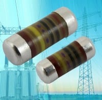 Thin-Film MELF Resistors Provide Operating Voltages to 100V