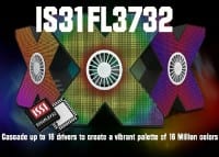 Audio Modulated Driver Powers 144 LEDs Includes I2C Interface