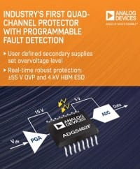 Quad-Channel Protector with Programmable Fault Detection