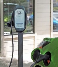 240V Level 2 EV Charger for Fleet and Commercial Users