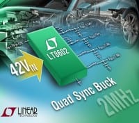 3V to 42V Input Quad Synchronous Step-Down DC-DC