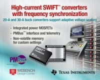 20A and 30A Buck Converters with Frequency Sync and AVS