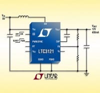 95% Efficient 1.5A 15V Synchronous Boost Regulator