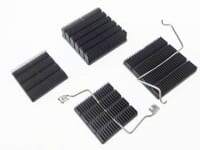 Clip-mounted Heatsinks for Vertical or Horizontal Orientations