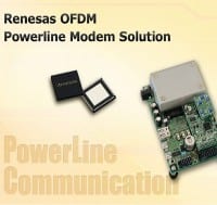 Single-Chip PLC Modem supports All Protocol Standards