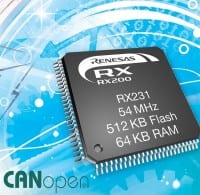 Renesas and port Announce CANopen Protocol Stack