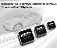 Low-Power 16-Bit MCUs for Vehicle Control Systems