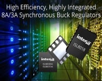 Highly-Integrated 8A and 3A Synchronous Buck Regulators