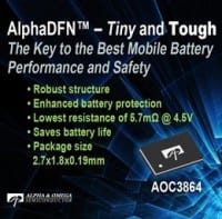 5.7mOhm Battery Protection Device