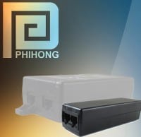 15W PoE Midspans in 7.2 Cubic Inches
