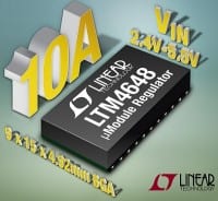 2.375V to 5.5V Input, 10A Regulators Operate to 85 C