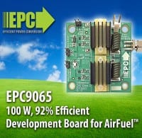 100W / 92% Efficient GaN Dev Board for 6.78MHz Wireless Power